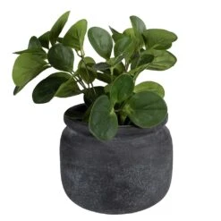 Clayre & Eef Bloempot Ø 20x15 Cm Grijs Keramiek Rond Bloempot Binnen 6 Clayre & Eef Bloempot Ø 20x15 Cm Grijs Keramiek Rond Bloempot Binnen -Tuinproducten 10722056