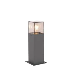 QAZQA Moderne Staande Buitenlamp 30 Cm Donkergrijs IP44 - Denmark 19 QAZQA Moderne Staande Buitenlamp 30 Cm Donkergrijs IP44 - Denmark -Tuinproducten 10787214