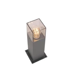 QAZQA Moderne Staande Buitenlamp 30 Cm Donkergrijs IP44 - Denmark 20 QAZQA Moderne Staande Buitenlamp 30 Cm Donkergrijs IP44 - Denmark -Tuinproducten 10787241