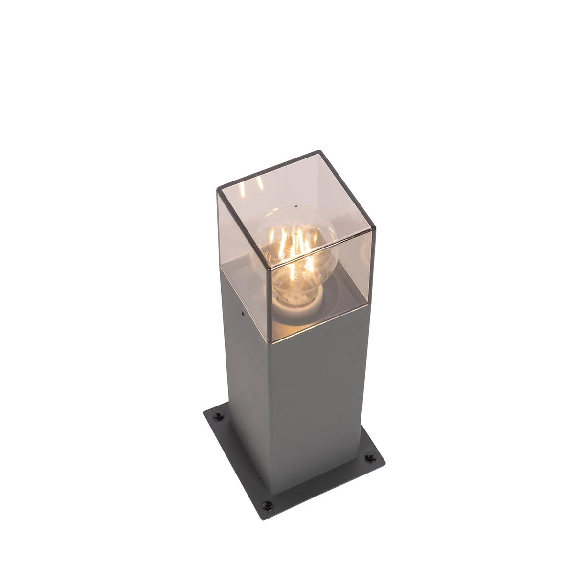 QAZQA Moderne Staande Buitenlamp 30 Cm Donkergrijs IP44 - Denmark 10 QAZQA Moderne Staande Buitenlamp 30 Cm Donkergrijs IP44 - Denmark - Afbeelding 8