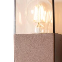QAZQA Industriële Buiten Wandlamp Roestbruin IP44 - Denmark 19 QAZQA Industriële Buiten Wandlamp Roestbruin IP44 - Denmark -Tuinproducten 10792633