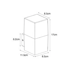 QAZQA Industriële Buiten Wandlamp Roestbruin IP44 - Denmark 16 QAZQA Industriële Buiten Wandlamp Roestbruin IP44 - Denmark -Tuinproducten 10792643