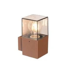 QAZQA Industriële Buiten Wandlamp Roestbruin IP44 - Denmark 24 QAZQA Industriële Buiten Wandlamp Roestbruin IP44 - Denmark -Tuinproducten 10792648