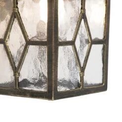 QAZQA Set Van 2 Romantische Buiten Wandlantaarns Brons - London 24 QAZQA Set Van 2 Romantische Buiten Wandlantaarns Brons - London -Tuinproducten 10792733