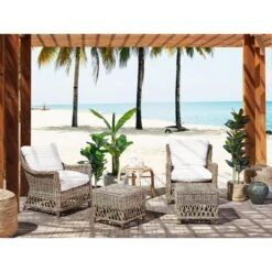 Beliani - RIBOLLA - Tuinstoel Set Van 2 - Natuurlijk - Rotan 13 Beliani - RIBOLLA - Tuinstoel Set Van 2 - Natuurlijk - Rotan -Tuinproducten 10793057