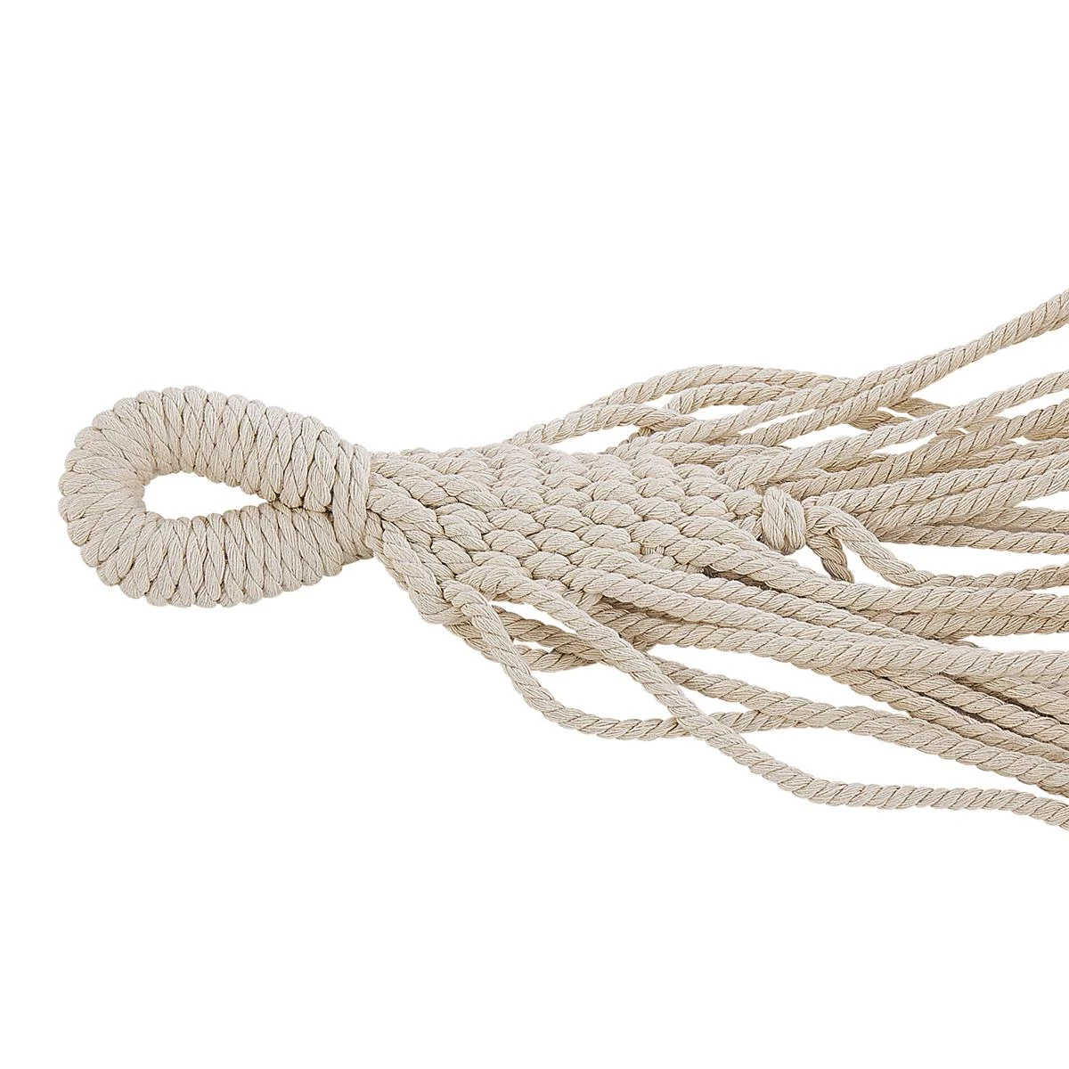 Beliani - ROCCA - Hangmat - Beige - Katoen 5 Beliani - ROCCA - Hangmat - Beige - Katoen - Afbeelding 3