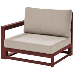 Beliani-TIMOR-Loungeset 5-Mahonie-FSC® Gecertificeerd Acaciahout -Tuinproducten 10795316