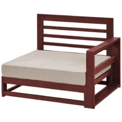Beliani-TIMOR-Loungeset 5-Mahonie-FSC® Gecertificeerd Acaciahout -Tuinproducten 10795325