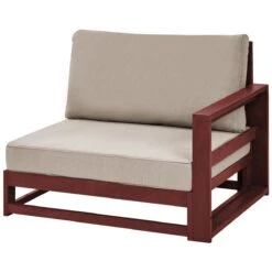 Beliani-TIMOR-Loungeset 5-Mahonie-FSC® Gecertificeerd Acaciahout -Tuinproducten 10795335