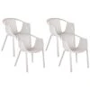 Beliani-NAPOLI-Tuinstoelen Set Van 4-Beige-Synthetisch Materiaal -Tuinproducten 10795755