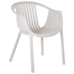 Beliani-NAPOLI-Tuinstoelen Set Van 4-Beige-Synthetisch Materiaal -Tuinproducten 10795761