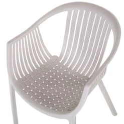 Beliani-NAPOLI-Tuinstoelen Set Van 4-Beige-Synthetisch Materiaal -Tuinproducten 10795766