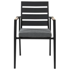 Beliani - OLMETTO | TAVIANO - Tuinset Voor 4 - Zwart - Aluminium 19 Beliani - OLMETTO | TAVIANO - Tuinset Voor 4 - Zwart - Aluminium -Tuinproducten 10806500