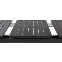 Beliani - VALCANETTO| BUSSETO - Tuinset Voor 6 - Zwart - Aluminium -Tuinproducten 10806512