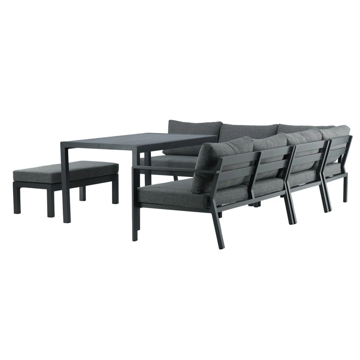 24Designs Alentejo Tuinset - Zwart Aluminium 7 24Designs Alentejo Tuinset - Zwart Aluminium - Afbeelding 5