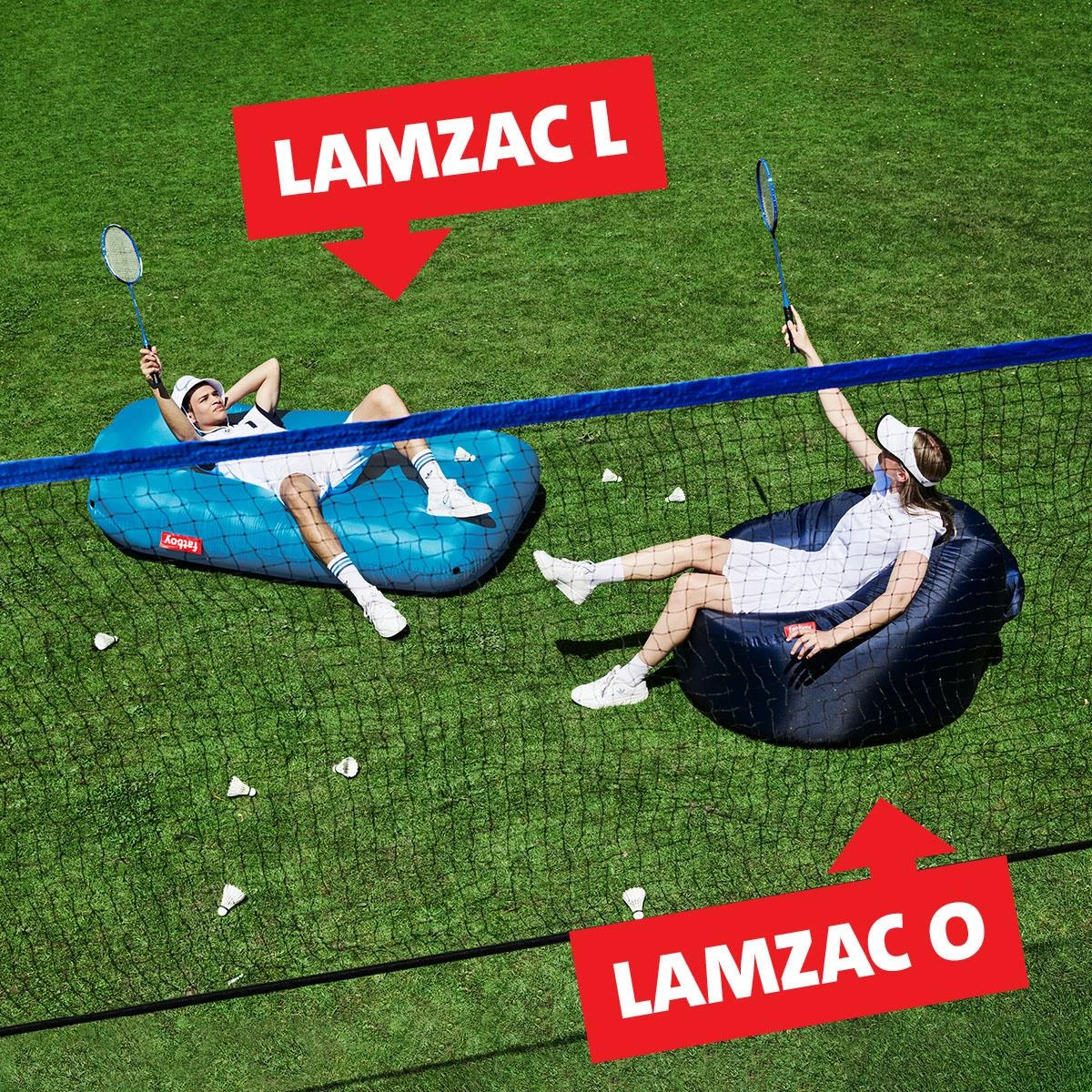 Fatboy Air Lounger - Luchtzak - Oplaasbare Zitzak Lamzac L - Blauw 6 Fatboy Air Lounger - Luchtzak - Oplaasbare Zitzak Lamzac L - Blauw - Afbeelding 4