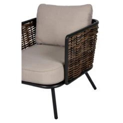 Lisomme Marit 4 Delige Tuin Loungeset Bruin - Met Zitkussens -Tuinproducten 10818491