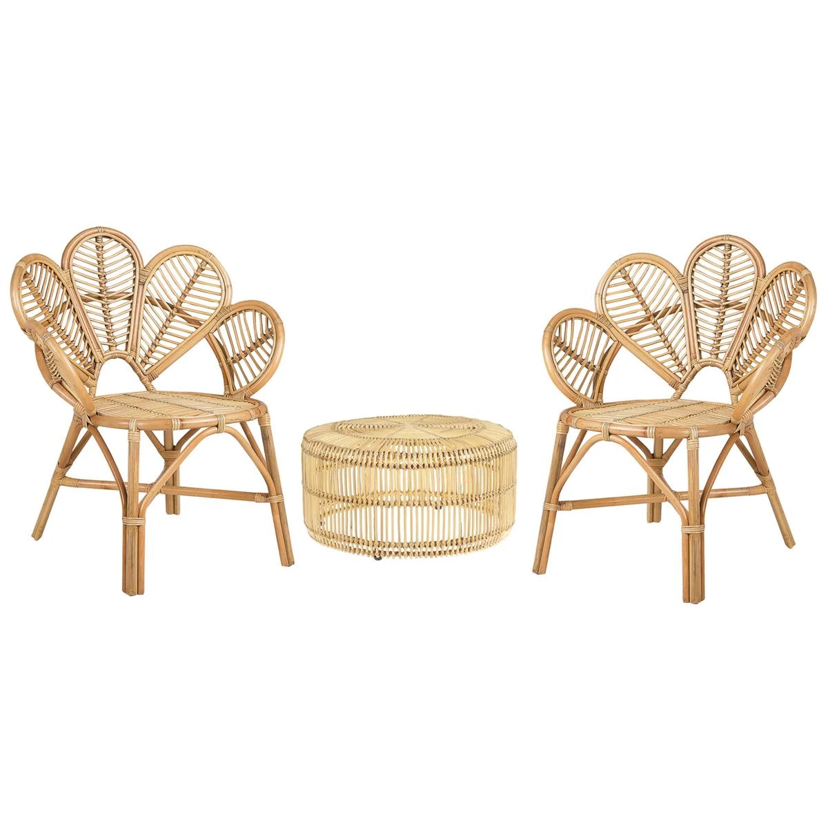 Beliani - FLORENTINE II | LIMNI - Bistroset - Natuurlijk - Rotan 3 Beliani - FLORENTINE II | LIMNI - Bistroset - Natuurlijk - Rotan