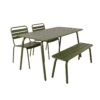 MaximaVida Metalen Tuinset Max 150 Cm Olijfgroen - 4-delig -Tuinproducten 10824118