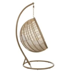 J-Line Hangstoel Rond Staal Naturel -Tuinproducten 10835391