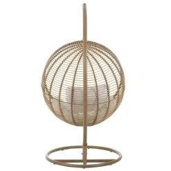J-Line Hangstoel Rond Staal Naturel -Tuinproducten 10835393