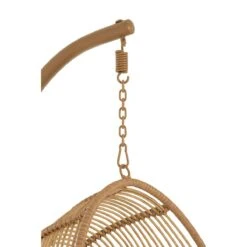 J-Line Hangstoel Ovaal Staal Naturel -Tuinproducten 10835435