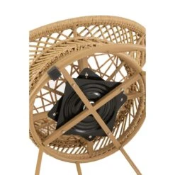 J-Line Zetel+Kussens Zayo Draai Metaal|Riet Beige 13 J-Line Zetel+Kussens Zayo Draai Metaal|Riet Beige -Tuinproducten 10835453
