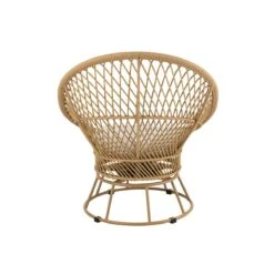 J-Line Zetel+Kussens Zayo Draai Metaal|Riet Beige 16 J-Line Zetel+Kussens Zayo Draai Metaal|Riet Beige -Tuinproducten 10835478