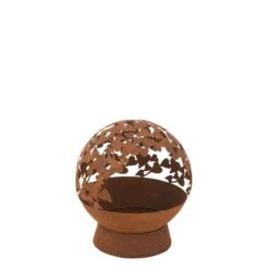 J-Line Vuurkorf Rond Harten Ijzer Roest