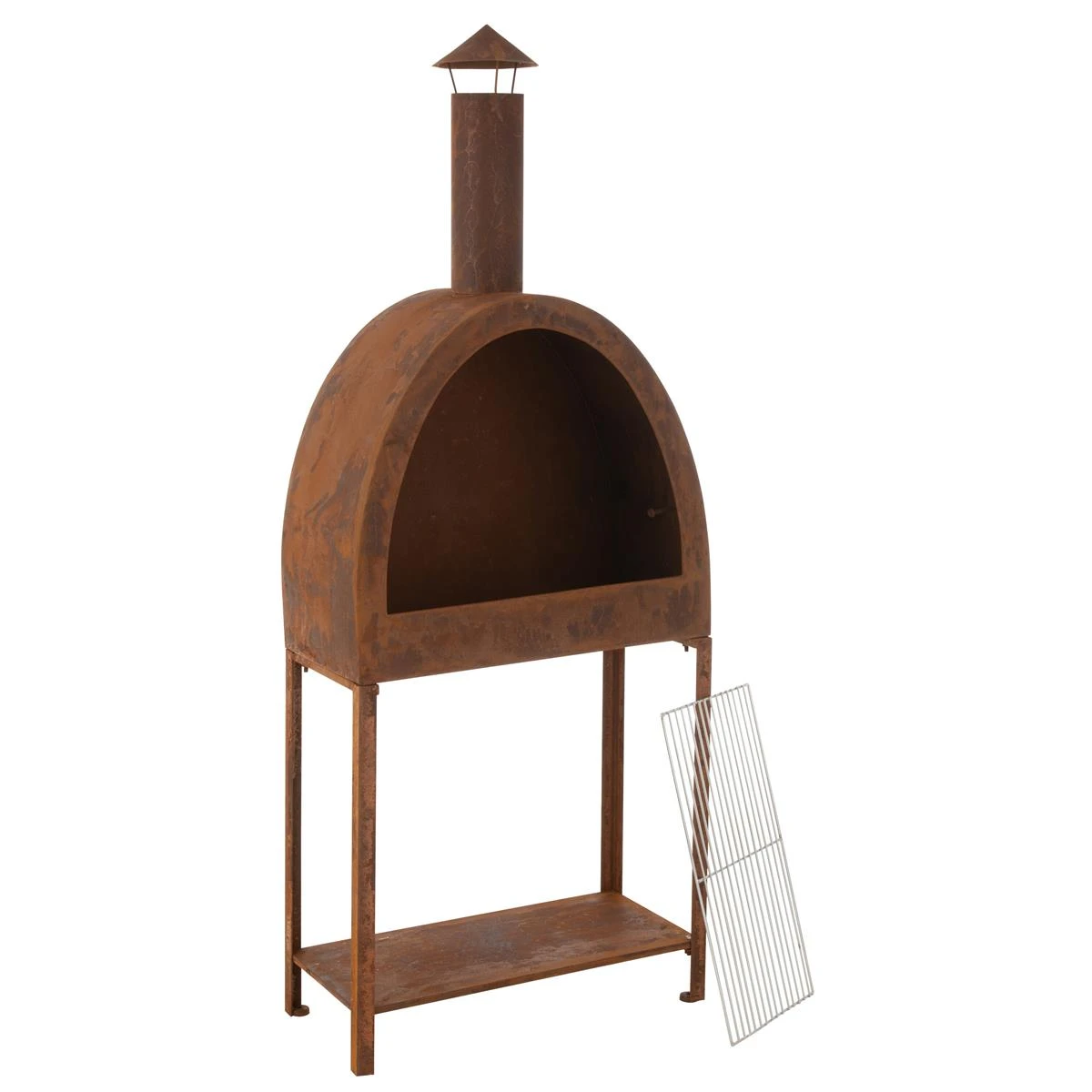 J-Line Vuurkachel Barbecue Ijzer Roest 4 J-Line Vuurkachel Barbecue Ijzer Roest - Afbeelding 2