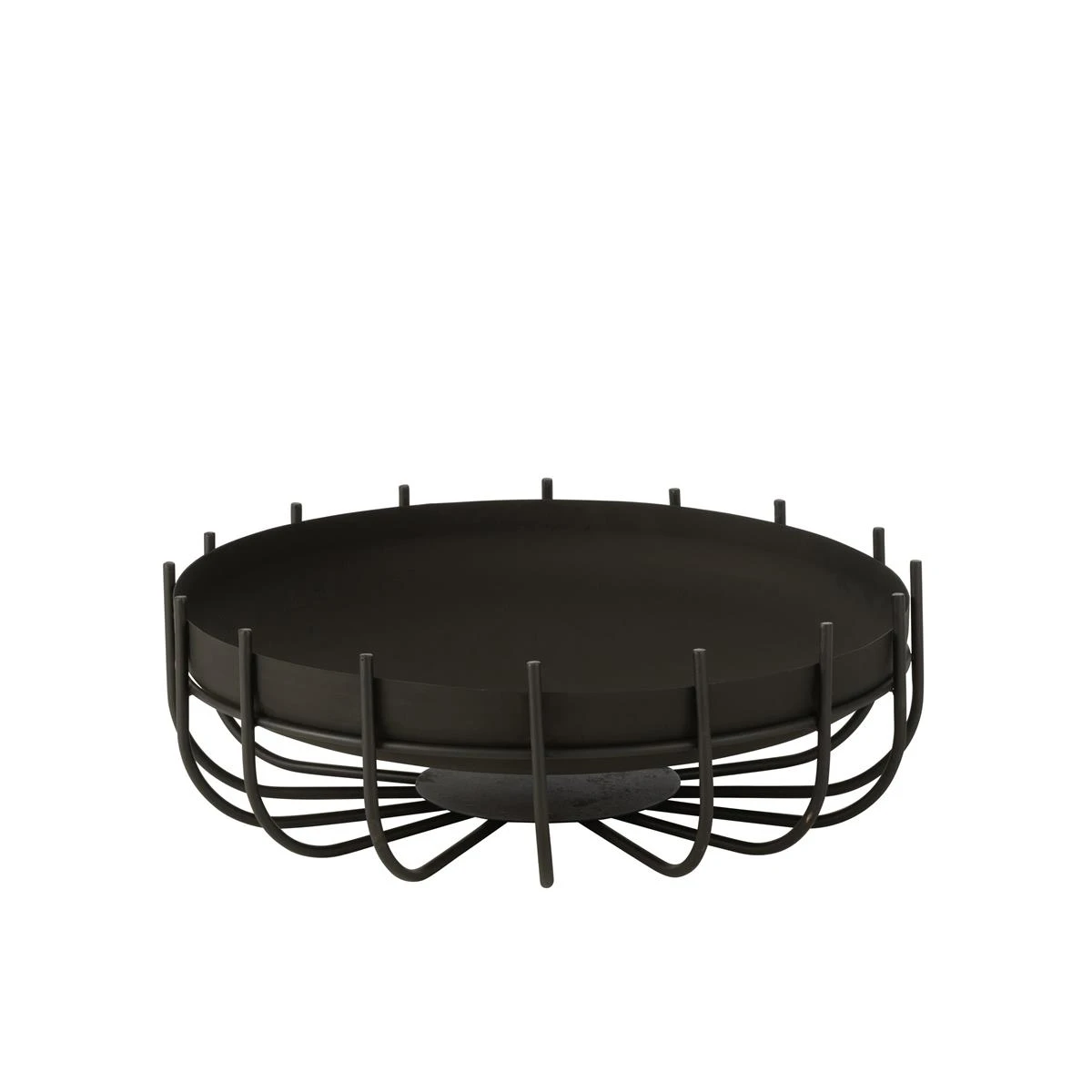 J-Line Vuurkorf Laag Ijzer Zwart Medium 3 J-Line Vuurkorf Laag Ijzer Zwart Medium