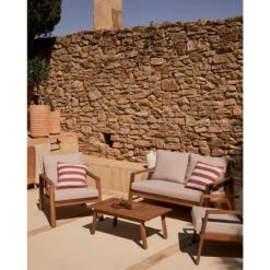 Kave Home - Set Frares Van 2-zitsbank, 2 Fauteuils En Salontafel In 16 Kave Home - Set Frares Van 2-zitsbank, 2 Fauteuils En Salontafel In -Tuinproducten 10855192