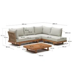 Kave Home - Set Raco Hoekbank 5 Zitsbank En Salontafel In Massief 19 Kave Home - Set Raco Hoekbank 5 Zitsbank En Salontafel In Massief -Tuinproducten 10855196