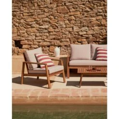 Kave Home - Set Frares Van 2-zitsbank, 2 Fauteuils En Salontafel In 17 Kave Home - Set Frares Van 2-zitsbank, 2 Fauteuils En Salontafel In -Tuinproducten 10855199