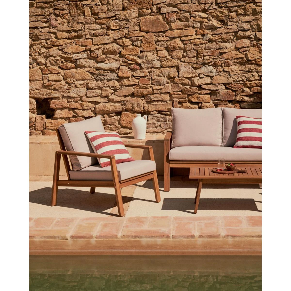 Kave Home - Set Frares Van 2-zitsbank, 2 Fauteuils En Salontafel In 10 Kave Home - Set Frares Van 2-zitsbank, 2 Fauteuils En Salontafel In - Afbeelding 8