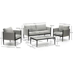 Kave Home - Satuna Set Van 2 Fauteuils, 2-zitsbank En Salontafel In 21 Kave Home - Satuna Set Van 2 Fauteuils, 2-zitsbank En Salontafel In -Tuinproducten 10855221