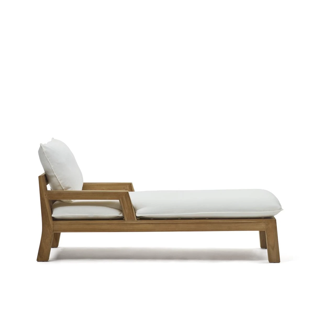 Kave Home - Forcanera Ligstoel In Massief Teakhout 7 Kave Home - Forcanera Ligstoel In Massief Teakhout - Afbeelding 5