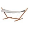 OUTFIT Cille Hangmat - Teak - Lichtgrijs -Tuinproducten 10867871