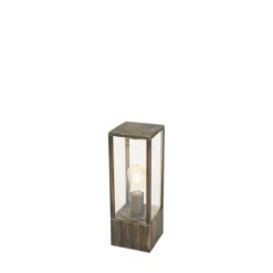 QAZQA Vintage Staande Buitenlamp Antiek Goud 40 Cm IP44 - Charlois