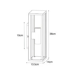 QAZQA Vintage Wandlamp Antiek Goud 38 Cm 2-lichts IP44 - Charlois 17 QAZQA Vintage Wandlamp Antiek Goud 38 Cm 2-lichts IP44 - Charlois -Tuinproducten 10899413