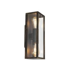 QAZQA Vintage Wandlamp Antiek Goud 38 Cm 2-lichts IP44 - Charlois 21 QAZQA Vintage Wandlamp Antiek Goud 38 Cm 2-lichts IP44 - Charlois -Tuinproducten 10899436