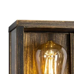 QAZQA Vintage Wandlamp Antiek Goud 26 Cm IP44 - Charlois 16 QAZQA Vintage Wandlamp Antiek Goud 26 Cm IP44 - Charlois -Tuinproducten 10899603