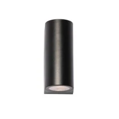 QAZQA Moderne Buiten Wandlamp Zwart Kunststof Ovaal 2-lichts - Baleno 20 QAZQA Moderne Buiten Wandlamp Zwart Kunststof Ovaal 2-lichts - Baleno -Tuinproducten 10899624