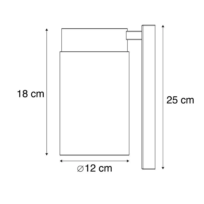 QAZQA Smart Buitenwandlamp Zwart IP44 Incl. Wifi ST64 - Jarra 7 QAZQA Smart Buitenwandlamp Zwart IP44 Incl. Wifi ST64 - Jarra - Afbeelding 5