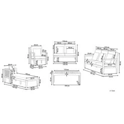 Beliani-PATAJA-Loungeset-Donkerhout-FSC® Gecertificeerd Acaciahout 23 Beliani-PATAJA-Loungeset-Donkerhout-FSC® Gecertificeerd Acaciahout -Tuinproducten 10899903