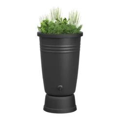 Elho Green Basics Plus Regenton 110 L - Zwart