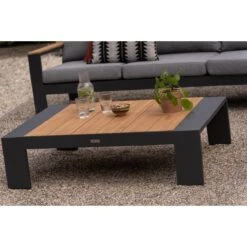 Exotan - Hoekbank Loungeset Valerie Rechts - Antraciet -Tuinproducten 10911658