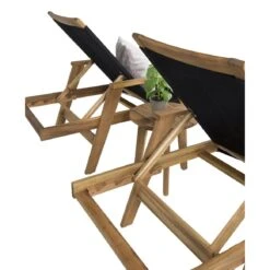 24Designs Antella Ligbed - Set Van 2 - Inclusief Bijzettafel -Tuinproducten 10914736