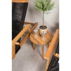 24Designs Antella Ligbed - Set Van 2 - Inclusief Bijzettafel -Tuinproducten 10914754