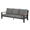 Exotan 3-Zits Tuinbank Valerie - Aluminium - Antraciet - 80x82x214 -Tuinproducten 10919237